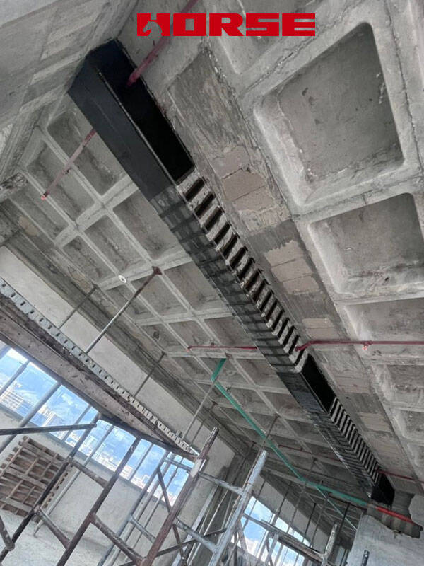 carbon fiber wrap concrete beam