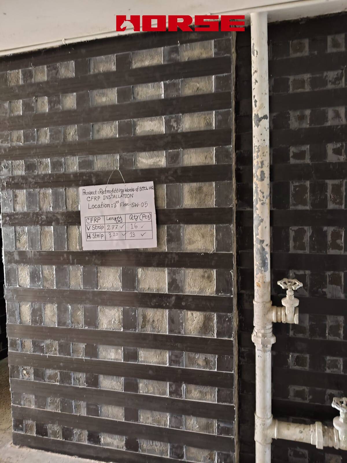 Retrofitting Concrete Walls Using CFRP Plate