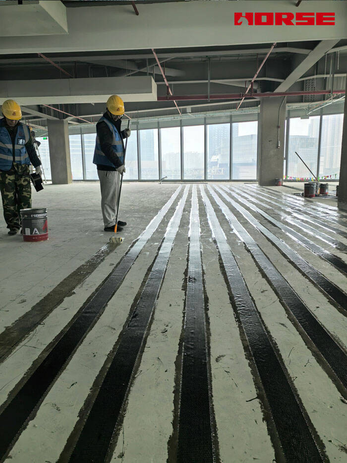 CFRP Fabric Strengthening for R&D Office Floor