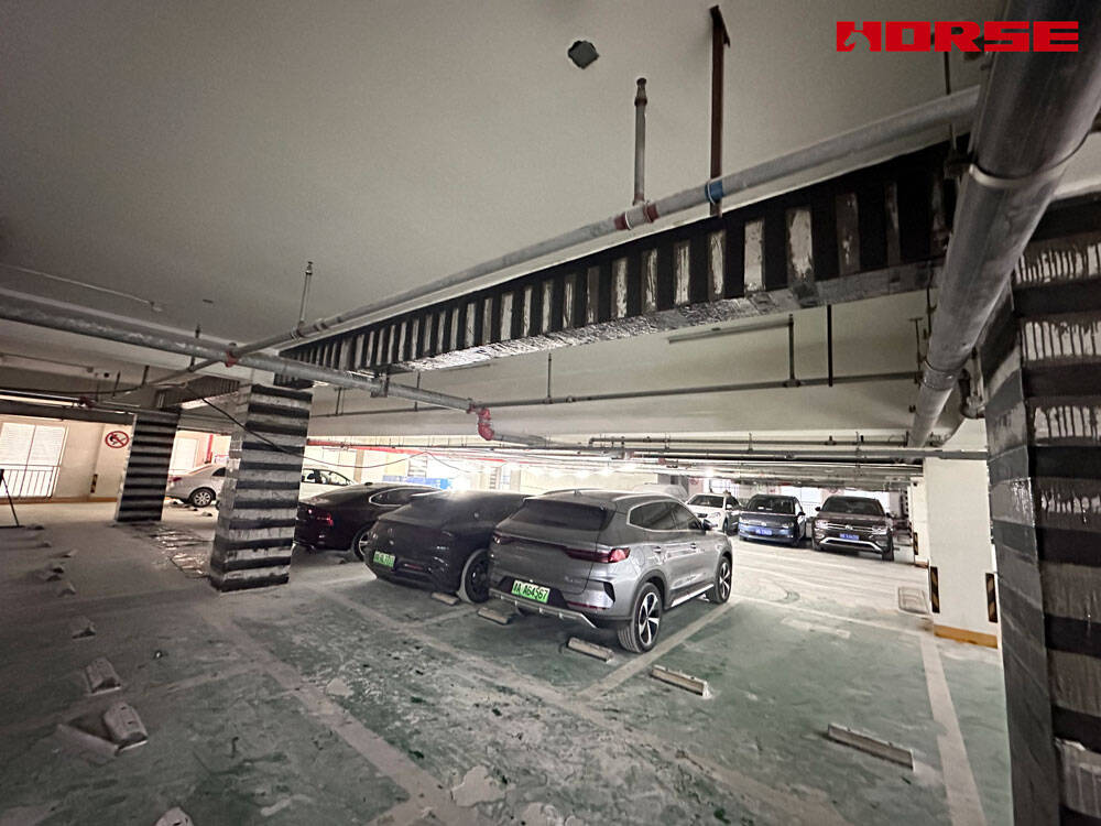 Underground Garage Structural Strengthening | Carbon Fiber Rehabilitation