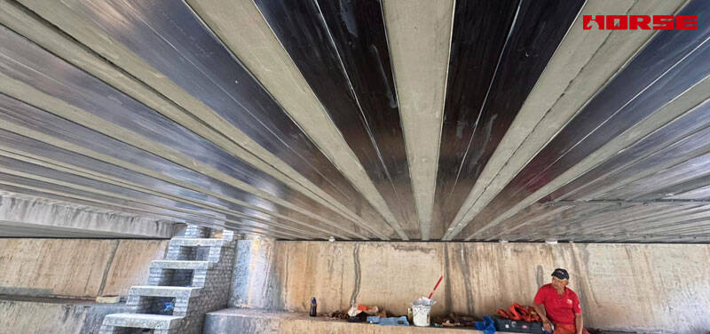 Cracked Bridge Girder Strengthening with Carbon Fiber Plate 