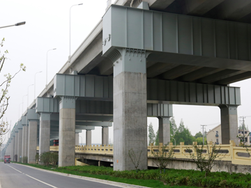 Prestressed CFRP Plate Reinforcement of Cover Beam of Shanghai Beiqing Overpass
